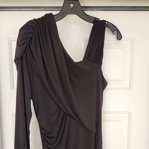 Venus Black Slinky Dress